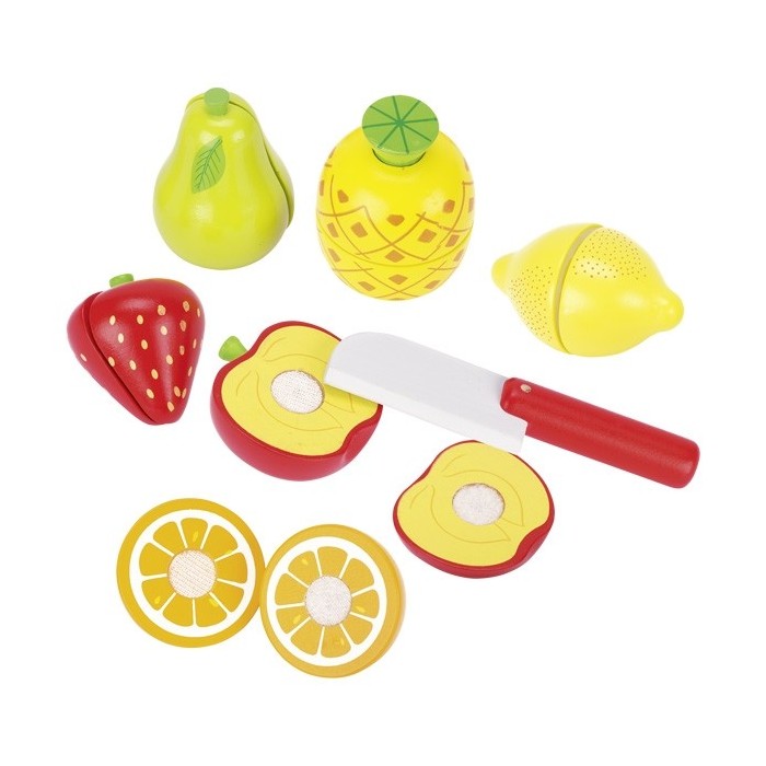 Fruits en bois avec scratch | Goki Fruits en bois avec scratch | Goki