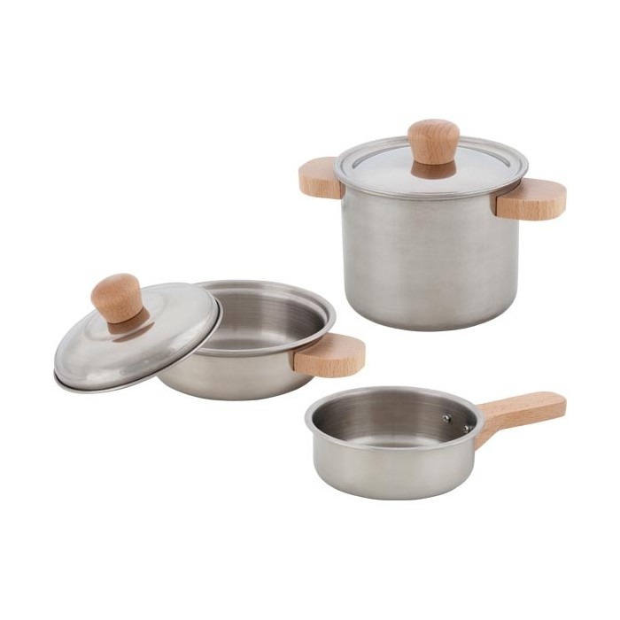 Set cuisine - 2 casseroles et 1 poêle | Goki Set cuisine - 2 casseroles et 1 poêle | Goki