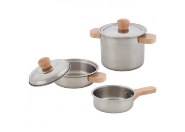 Set cuisine - 2 casseroles et 1 poêle | Goki