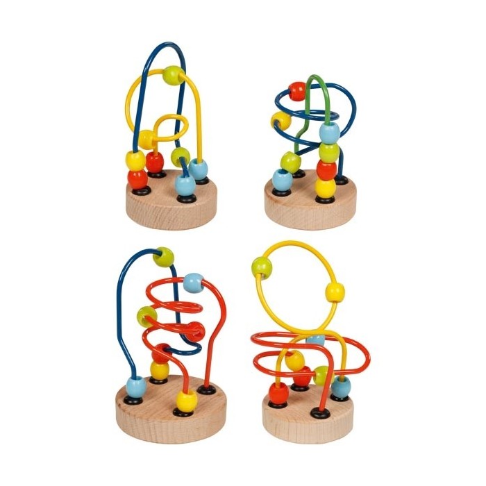 Circuit ce motricité spirale en bois et métal | Goki Circuit ce motricité spirale en bois et métal | Goki