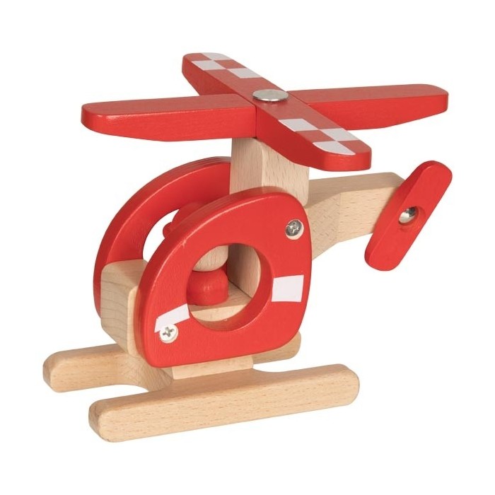 Hélicoptère en bois | Goki Hélicoptère en bois | Goki