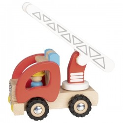 Camion de pompiers en bois avec échelle | Goki