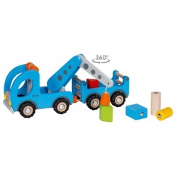 Camion-grue en bois avec remorque | Goki