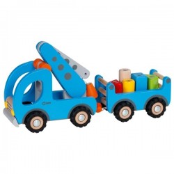 Camion-grue en bois avec remorque | Goki