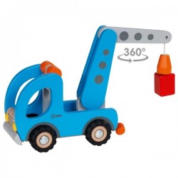 Camion-grue en bois avec remorque | Goki