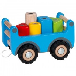 Camion-grue en bois avec remorque | Goki