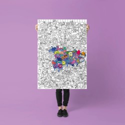 POSTER GEANT A COLORIER