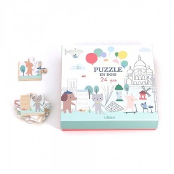 Puzzle 24 pièces - Paris, de Sarah Betz | Vilac