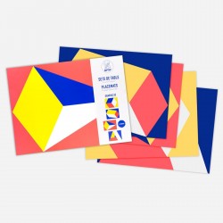 24 SETS DE TABLE EN PAPIER OMY