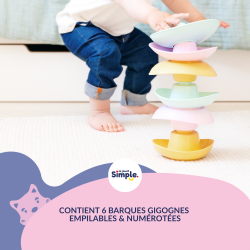 Barques Gigognes à empiler | Le Jouet Simple