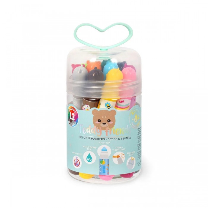 TEDDY FRIENDS 12 FEUTRES TEDDY FRIENDS 12 FEUTRES
