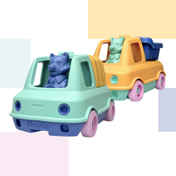 Mes Premiers Camions Trains - Coffret Duo | Le Jouet Simple
