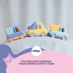 Mes Premiers Camions Trains - Coffret Duo | Le Jouet Simple