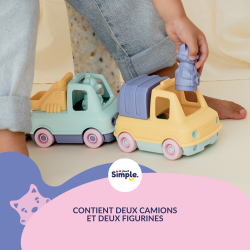 Mes Premiers Camions Trains - Coffret Duo | Le Jouet Simple