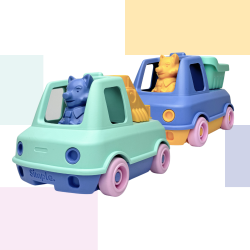 Mes Premiers Camions Trains - Coffret Duo | Le Jouet Simple