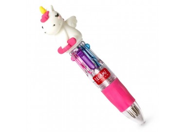 MINI STYLO A BILLE 4 COULEUR LICORNE